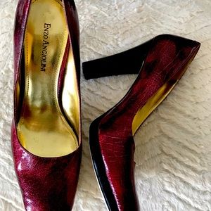 Enzo Angolini red heels